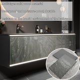 Bathroom Vanity with Sink - Single Sink Solid Wood Bathroom Sink Cabinet, LED Anti-Fog Mirror, Floating Vanity with Ample Storage, Easy Assembly, Modern Elegant Design, Wall Mount Installation (60") ZGNBSD