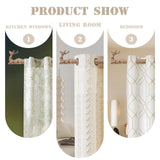 TANGWIN Wood Curtain Rods for Windows 48 to 84 Inch(4-7Ft),1 Inch Adjustable Curtain Rod,Rustic Wooden Curtain Rod,Decorative Deer Drapery Rods,Single Window Curtain Rods 36-88",Brown Wood Grain TANGWIN