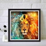 Better Selection 5D DIY Full Drill Constellation Diamond Art Aquarius Cross Stitch Zodiac Signs Embroidery Mosaic Kit Home Decor Wall Art Gifts Leo 11.8x11.8 30x30 cm Better Selection