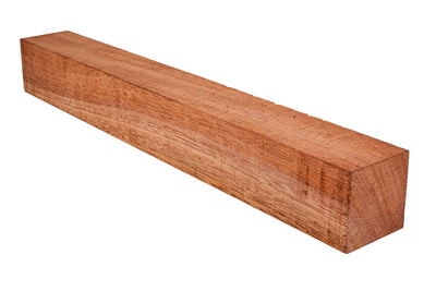 Exotic Wood Zone Sustainable African Mahogany Turning Blank Kiln Dried Hardwood for Eco-Friendly Woodworking, Woodturning, Wood Lathe, Sustainable Wood, Woodcraft, DIY Projects (1" x 1" x 18")