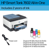 HP Smart Tank 7602 Wireless All-in-One Ink Tank Printer with 2 years of ink included,Print, scan, copy, fax, Best-for-home, Refillable ink tank (28B98A) HP