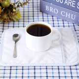 Anyi Pot Holders and Oven Mitts 7" X 9" Heat Resistant Pocket Pot Holder Set Feature of Non Slip Kitchen Hot Pad Oven Mitts, 3-Pack (White) Anyi