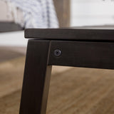 Walker Edison Modern Solid Wood Slat-Top Outdoor Coffee Table Walker Edison