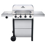 Char-Broil Performance Series Convective 4-Burner with Side Burner Cart Propane Gas Stainless Steel Grill - 463377319 Char-Broil