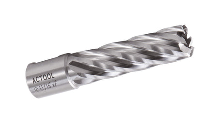 ACTOOL 11/16" Diameter × 2" Depth of Cut HSS ANNULAR Cutter with 3/4'' Weldon Shank ACTOOL