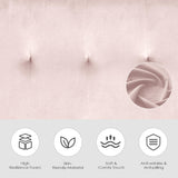 TYBOATLE 65" W Velvet Modern Convertible Folding Futon Couch Sofa Bed w/ 2 USB Charging Ports and arms, Loveseat for Compact Living Space, Dorm, Game Studio, Bonus Room, Apartment, Bedroom (Pink) TYBOATLE