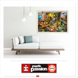 Educa - Entering The Bedroom - 6000 Piece Jigsaw Puzzle - Puzzle Glue Included - Completed Image Measures 61.5" x 42.25" - Ages 14+ (17679) Educa