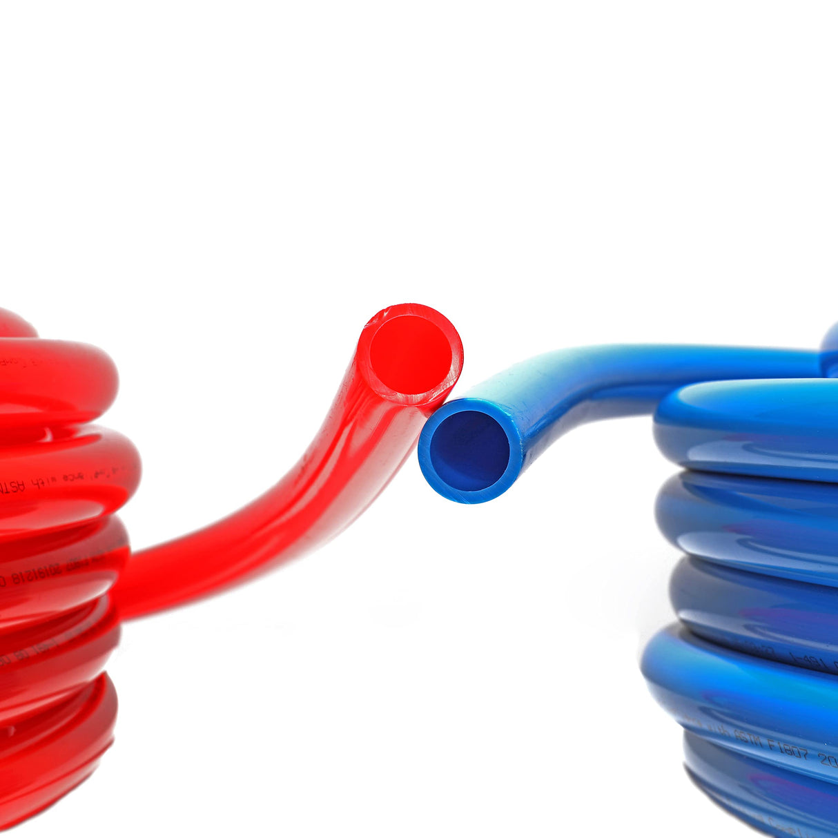 EFIELD 1/2 Inch 2 x 100 ft (200 Ft) Pex-b Pipe/Tubing, 30 Pcs 1/2-inch Barb Crimp Brass Fittings, 100 Pcs Stainless Steel Cinch Clamps, Pipe Cutter EFIELD