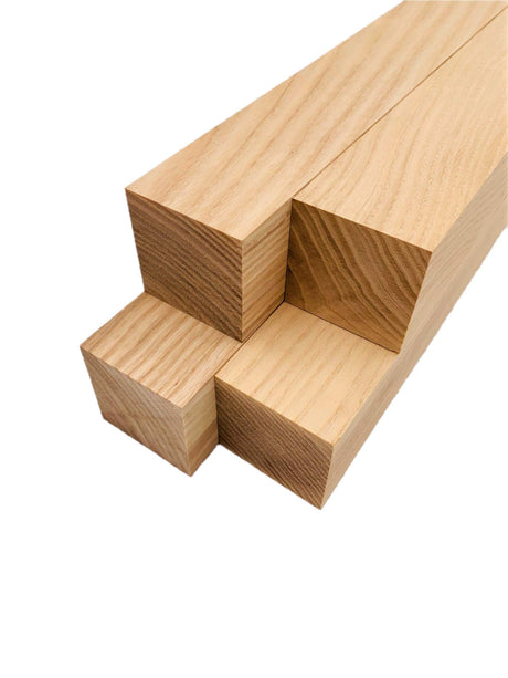 White Ash Lumber Square Turning Blanks (4 Pc) (2" x 2" x 18") Barrington Hardwoods
