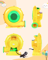 Step4Fun Bounce House Air Blower for Inflatables, 480 Watt ETL Certified Electric Blower, Perfect for Inflatable Bounce House Water Slide and Bouncy Castle Indoor & Outdoor Yellow Step4Fun