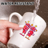 HTVRONT Sublimation Sticker Paper - 50 Pcs Glossy White Waterproof Sublimation Stickers 8.5 * 11in for Decoration HTVRONT