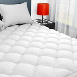 Sunflower Queen Mattress Pad, Hypoallergenic Cotton Mattress Cover, 18-22" Extra Deep Pocket Quilted Protector, Breathable&Noiseless sunflower