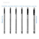 6PCS Hollow Leather Hole Punch Set (1.5mm-4mm) for Belts, Watch Bands, Leather Craft, Round Hole Punch Tool for Belt, DIY, Leatherworking, Repair Tools -ASONTAO AsonTao