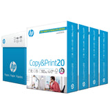 HP Printer Paper | 8.5 x 11 Paper | Copy &Print 20 lb | 4 Bulk Pack Case - 3000 Sheets | 92 Bright | Made in USA - FSC Certified | 200030C HP