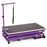Master Equipment Master Equip Xtend Electric Grooming Table, Purple Master Equipment