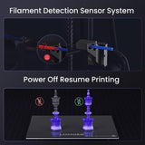 Longer LK5 Pro 3D Printer Fully Open Source Motherboard Upgrade to TMC 2209 4 Silent Driver, DIY for Families and Schools FDM 3D Printers with Large Print Size 11.8x11.8x15.7 Inch Longer