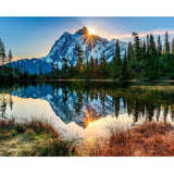 TOCARE Mountains Paint by Numbers Kit for Adults Nature,Adult Paint by Number Mountain Lake,Acrylic Adults' Paint-by-Number Kits Canvas 16x20Inch TOCARE