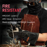 YESWELDER Flame Resistant Neck Gaiter, Welding Face Mask Black Headwear Bandana YESWELDER