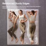 CIOUDWAY – King Size Mattress 14 Inch – Real Hybrid Mattress with Dual-Cooling, 2” Ventilated PCM Memory Foam, Reinforced Edge Support, Zoned Coils for Pressure Relief and No Motion Transfer CIOUDWAY