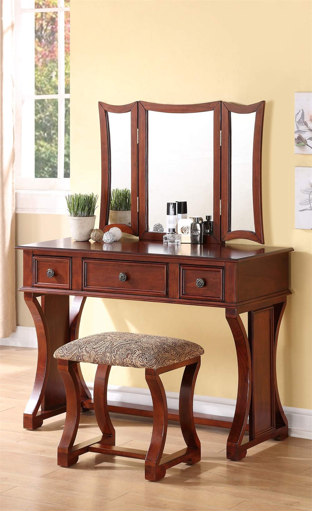 Poundex PDEX-F4118 Vanities, Brown Poundex