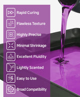 SuperCast 8K 3D Printer Resin Wax Filled for Ultrafine Filigree, Jewelry, and Metal Casting, Made in Korea by 3DMaterials (500g) 3DMaterials