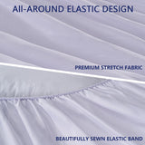 Marine Moon King Mattress Topper, Cooling Pillow Top, Hotel Quality Down Alternative Pillow Topper Cover, Plush Thick Bed Toppers for Back Pain with Deep Pocket Marine Moon