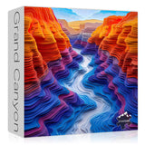 Impossible Landscape Puzzles for Adults 1000 Pieces, Unique Canyon Puzzles Paper Cut Art Puzzle, Difficult Nature Jigsaw Puzzles, Hard Challenging Puzzles Scenery PICKFORU