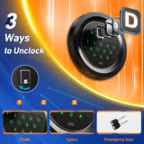 4-5 Gun Safe for Home Rifle and Pistols, Electronic Rifle Safe, 54" Quick Access Gun Cabinets,Heavy-Duty Rilfe Security Safe for Shotguns with Dual Alarm System, TYPE-C Keypad, Removable Shelf QIRANUI