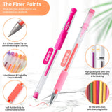 120 Pack Glitter Gel Pens Set, ZSCM 60 Colors Pens Include 48 Glitter Pens, 12Classic Pen With 60 Matching Color Refills, Canvas Bag For Adults Coloring Books Drawing Journaling Scrapbook ZSCM QUALITY DECIDES THE FUTURE
