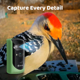 Birdfy 2 Smart Bird Feeder with Camera, Dual-Lens, Solar-Powered, Wireless Birdwatching, Permanent AI Identify 6000+ Bird Species & Motion Detection, Gift Present Birdfy