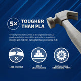 OVERTURE PLA Plus (PLA+) Filament 1.75mm PLA Professional Toughness Enhanced PLA Roll, Cardboard Spool, Premium PLA 1kg(2.2lbs), Dimensional Accuracy Probability +/- 0.02mm (Light Gray) OVERTURE