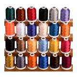 Brother Skitch Embroidery Machine - Precision Single-Needle Stitching with Speed Control Bundle with 24 Assorted Colors Thread, and 36 Pieces Bobbins (3 Items) Brother