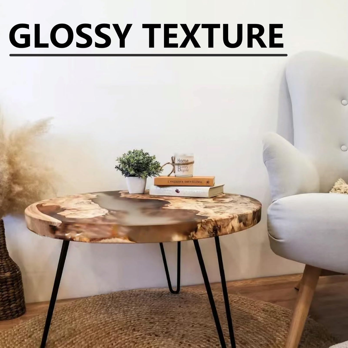 24" Inch Resin Table Molds,Extra Large Round Silicone Molds for Epoxy Resin Table Top Epoxy Mold,for River Table,Coffee Table,Cutting Board,DIY Resin Art,Home Decoration SIMEIQI