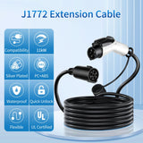 WenStorm 48A 20ft J1772 EV Extension Cable, Level 2 EV Charger Extension Cord, Heavy-Duty 240V EV Extension Cable for Fast Charging WenStorm