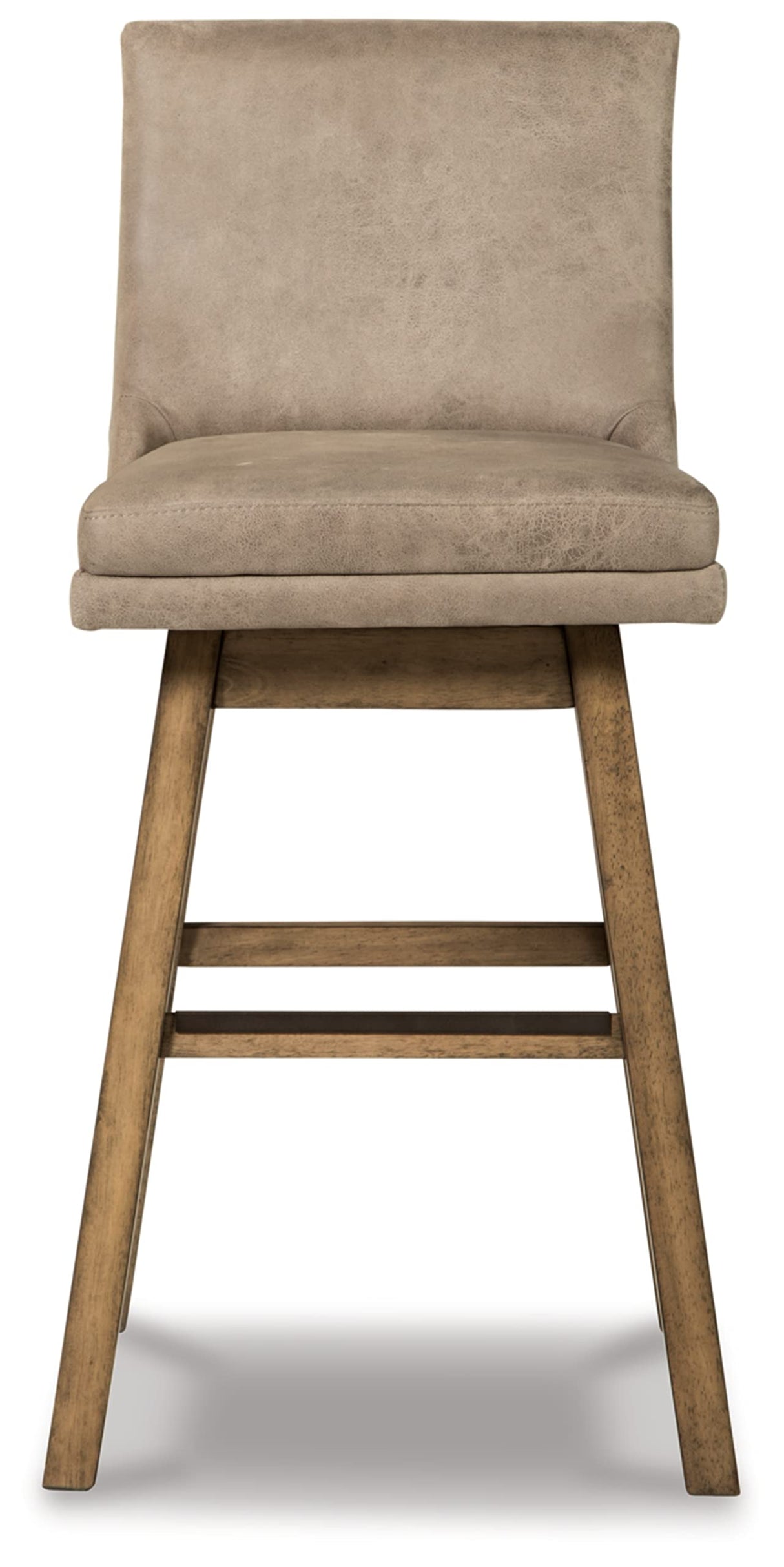 Signature Design by Ashley Tallenger 30" Upholstered Pub Height Bar Stool, 2 Count, Beige Signature Design by Ashley