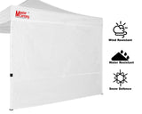 MASTERCANOPY Instant Canopy Tent Sidewall for 10x10 Pop Up Canopy, 1 Piece, White MASTERCANOPY