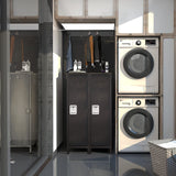 Yizosh Metal Locker with 1 Lockable Doors, Industrial Steel Storage Lockers for Employees - 55.1" Locker Storage Cabinets for School, Gym, Home, Office, Garage Yizosh