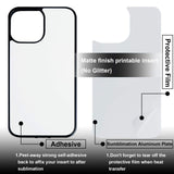 Konohan6 Pieces Sublimation Blank Phone Case Cover Blank Printable Phone Case for DIY Customize Heat Press Rubber Protective Case (Compatible with iPhone 12 Pro Max) Konohan