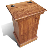 Peaceful Classics Wood Garbage Bin Cabinet - Wooden Trash Can w/Hidden Design, Stylish Kitchen Garbage Can, Amish Made Cabinet Hidden Trash Can, Handmade Waste Bin Cabinet Storage (Cherry) Peaceful Classics