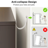 Jocoevol Modern Brown 5 Drawer Dresser for Bedroom, Simply Chest of Drawers, Wood Storage Dresser with Deep Drawers for Living Room Hallway Entryway, Brown Jocoevol