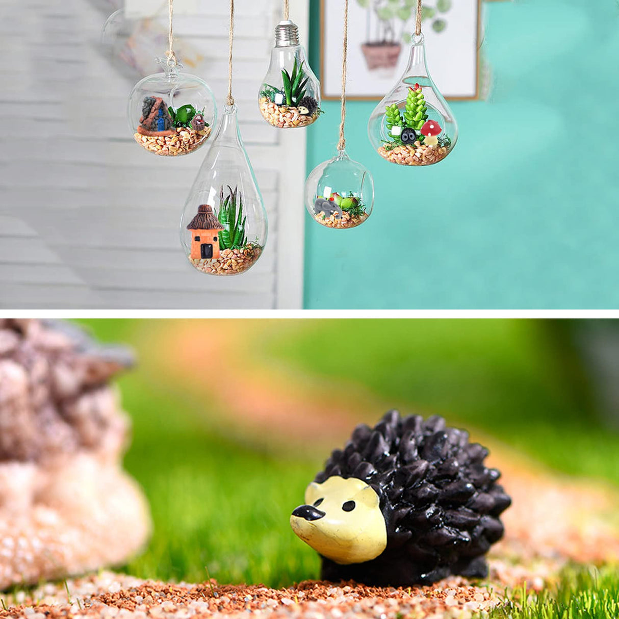 Fairy Garden Accessories Outdoor, 42 Zen Accessories, Miniature Decorations Supplies for Micro Landscape Plant Pots Bonsai Craft Decor - Fairy Kit CHAKANLX