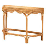 bali & pari Wakana Natural Rattan Console Table, One Size, Light Honey bali & pari