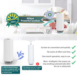 15 PCS Electric Vacuum Sealer Kit, 3D Printer Filament Storage Bags Vacuum, Filament Bags Storage Spool Sealing for Keeping Filament Dry, 10pcs Vacuum Bags & 4 Seal Clips(11.8X 13.39 Inch) CABIBOX