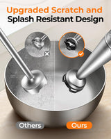 KOIOS Immersion Blender, 1100W Trigger Variable Speed Hand Blender, 5-in-1 Immersion Blender Handheld, Anti-scratch Stick Blender with Chopper, Whisk, Beaker and Frother, Non-BPA KOIOS