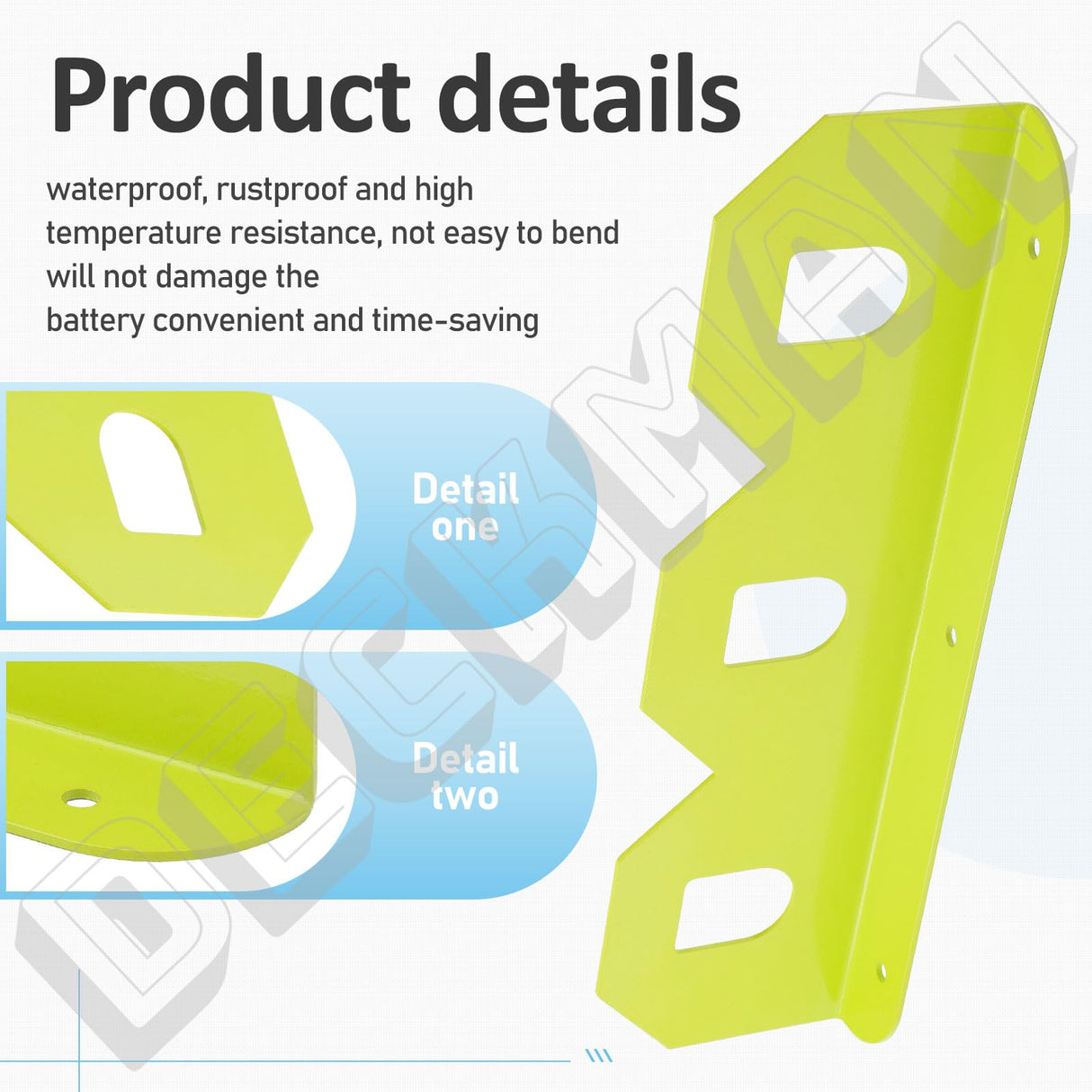 DECKMAN 204358001 Edge Guide Assembly & Battery Holder Kit Compatible with Ryobi P601 P206 18V One+ Trim Router, Pcl424, Pcl424B, for Ridgid R2401, Battery Holder Fit 18V Batteries DECKMAN