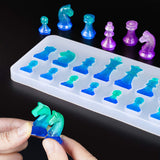 NiArt Chess Piece Silicone Molds Kit for Resin Casting 11"x11" Board & Pieces Set 3D Art DIY Crafts Making Epoxy UV Glossy Tray Agate Coaster Home Decor Office Ornament Jewelry Candle Cake Candy Soap NiArt