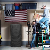 NEXT STATION Gun Safe Cover,Premium Quality Fabric Gun Safe Cover Up and Protector to Protect Gun Safes from Dust and Keep them Concealed from Sight (60H*36.5W*29D) NEXT STATION