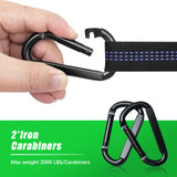 Hammock Straps – Camping Hammock Tree Straps Set, 20 ft Long Combined, 30+2 Loops, 2000 LBS Heavy Duty Straps for Hammock Suspension System Kit Raweao