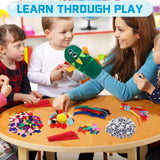 12 Pieces DIY Hand Puppets Making Kit Felt Sock Creative Art Craft Making Your Own Puppets Colorful Pompoms Wiggle Googly Eyes Storytelling Role Play Party Supplies Yaveron