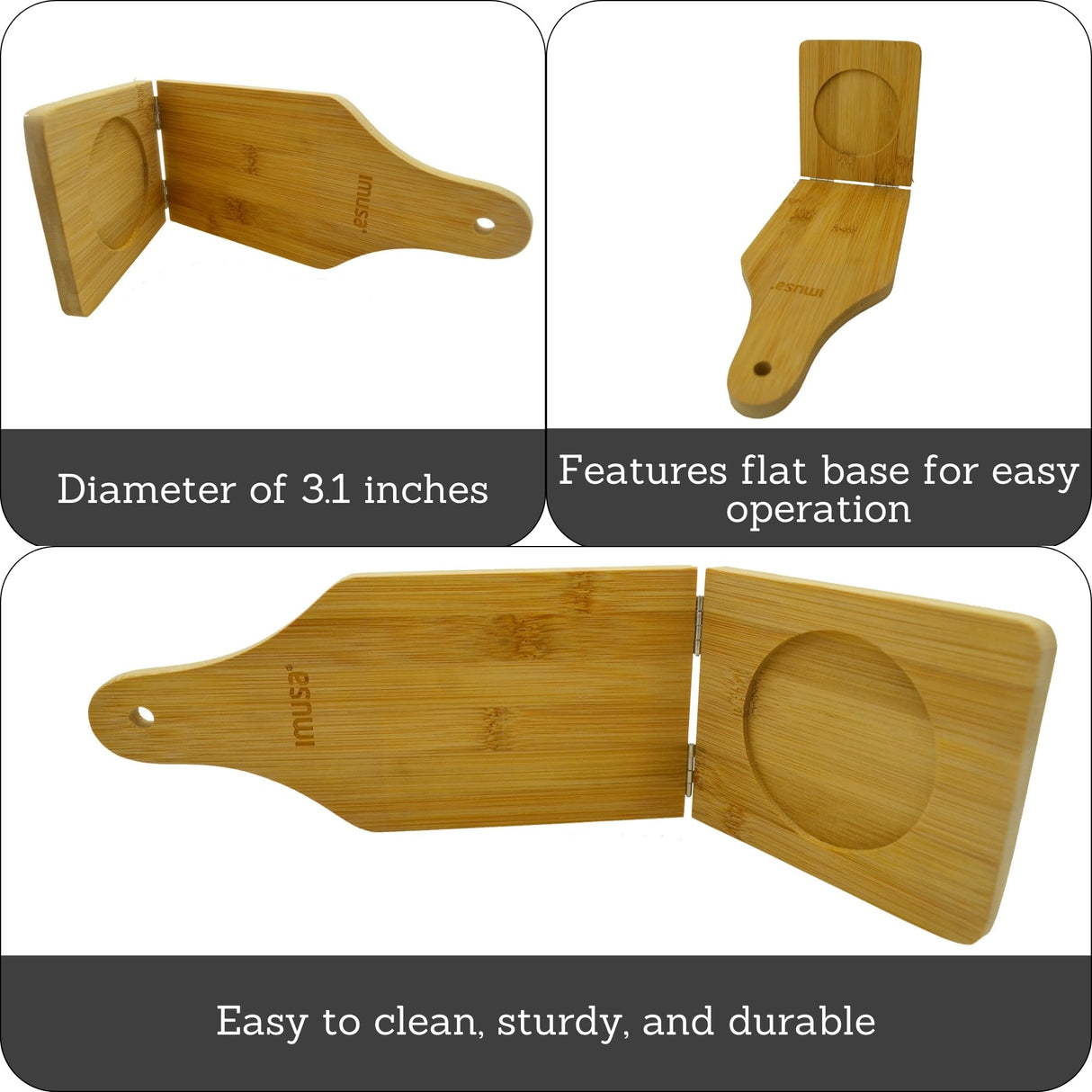 IMUSA USA FBA_BAM-10007 BAM-10007 Bamboo Jumbo Tostonera, Natural Imusa